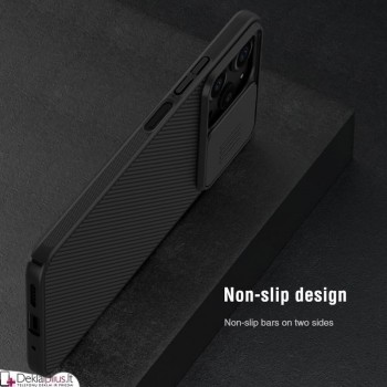 Nillkin Camshield dėklas su kameros apsauga - juodas (Xiaomi Redmi Note 12 4G)
